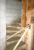 Die Treppe ist gegossen