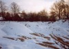 Wintereinbruch beim Auff&uuml;llen der Baugrube
